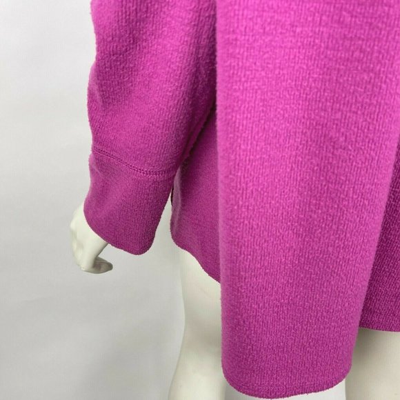 Wildfox Haley Brushed Top Elderberry V-Neck Long Sleeve Stretch Pullover Women L - Picture 7 of 10